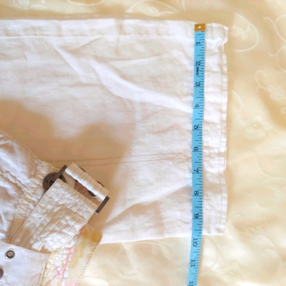 ESPRIT Linen White Pants - Picture 9 of 11